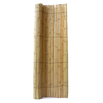 Roll Screen for Garden Fencing - Bamboo - L300 x W0.5 x H200 cm - Slat