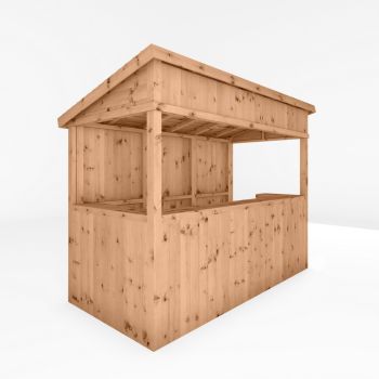 9 x 4 Feet Premium Pressure Treated Garden Bar - Wood - L143.2 x W280.3 x H214 cm