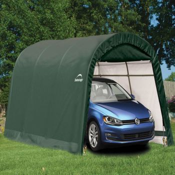 10x15 Round Top Auto Shelter 