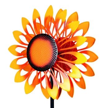 Sunflower Wind Sculpture - L60 x H213.4 cm