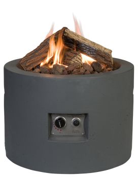 Round Grey Cocoon - Firepit