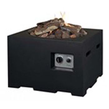 Small Square Black Cocoon - Firepit