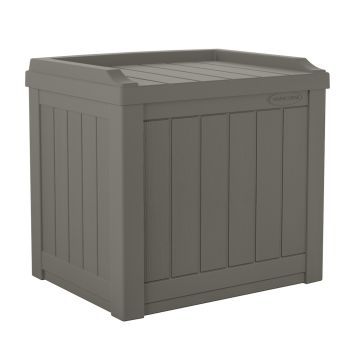 83L Florida Storage Box - Resin - L43 x W56 x H52 cm - Stone Grey