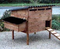Stafford Standard Poultry House - Raised chicken coop for up to 10 hens