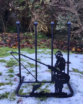 2 Pair Boot Rack - Fisherman - Steel - L30.4 x W38 x H48.3 cm