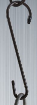 Handy Hook 8 Inches Brown - Garden Hanger - Solid Steel - H20.3 cm