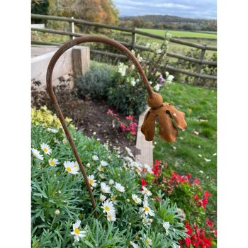 Cowslip Garden Art (Pack of 3) - Bare Metal/Ready to Rust - Steel - W100 x H6 cm