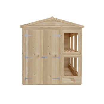 Sun Hut 6 x 12 Feet Potting Shed - L357 x W185.8 x H214.6 cm