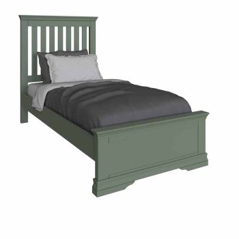 3' Single Bed - Painted - L102.5 x W203.5 x H128 cm - Cactus Green