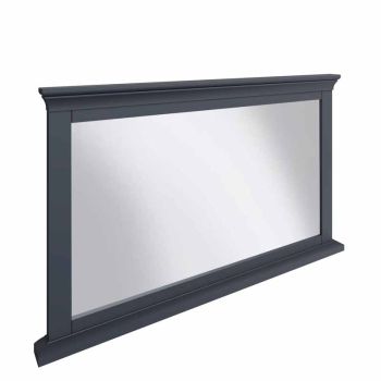 Wall Mirror - Pine/MDF - L100 x W53 x H60 cm - Midnight Grey 