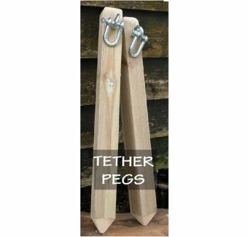 Optional Tethering Pegs for Buttercup Waterfowl Island