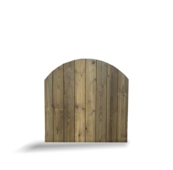 Tongue & Groove Garden Gate - Timber - L2 x W90 x H100 cm - Fully Assembled