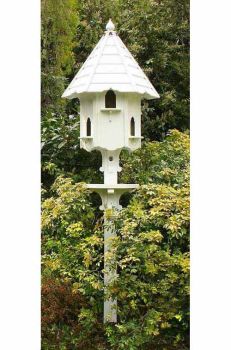 Nayland Painted Dovecotes Six Nest - Pressure Treated Timber - L65.5 x W65.5 x H330 cm