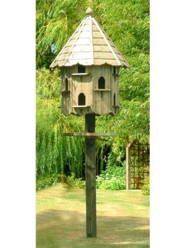 Nayland Natural Dovecotes Twelve Nest - Pressure Treated Timber - L86 x W86 x H390 cm