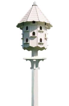 Nayland Painted Dovecotes Twenty Nest - Pressure Treated Timber - L128.5 x W128.5 x H500 cm