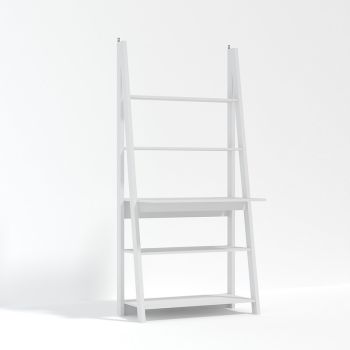 Tiva Ladder Desk - MDF - L50 x W84 x H175.4 cm - White