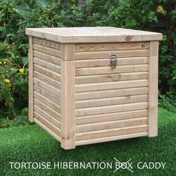 Tortoise Hibernation Caddy - Hardwood Ply - L35 x W35 x H35 cm