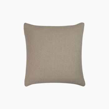 Naida Beige Cushion - Microfiber Filler - L50 x W50 x H1 cm - Off White/Beige