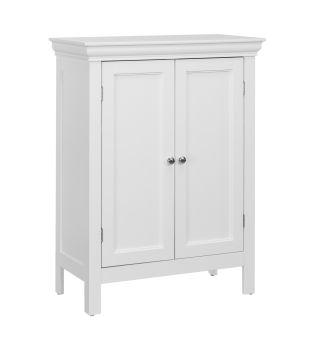  Stratford Freestanding Cabinet with 2 Doors - White - 66 x 86 x 86 cm