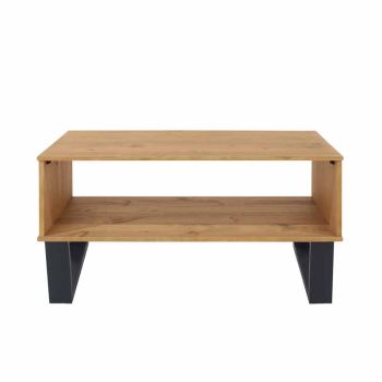 Open Coffee Table Antique Wax Finish