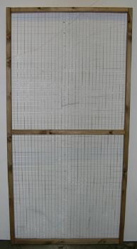 Panel half wire 6' x 3' (1" x 1" x 16g) - Aviary Door panels â€“ Build your own pet run, poultry enclosure, aviary Contact us for a FREE quote or order online.