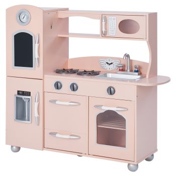  Little Chef Westchester Retro Play Kitchen - Pink - 97 x 29 x 93 cm