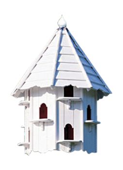 Nayland Painted Six Nest Wall Mounted Dove Cote - Pressure Treated Timber - L86 x W46.5 x H199.5 cm