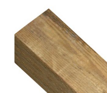 Square Top Timber Post 10cm x 10cm x 135cm