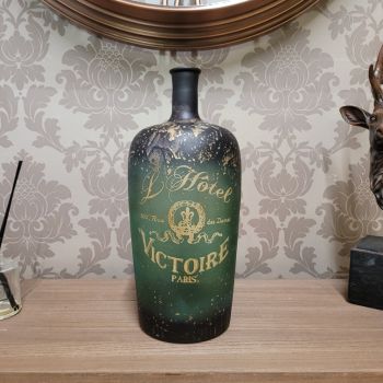 Decorative Vase/Bottle - Glass - L16 x W16 x H38 cm