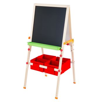  Little Artist Vangogh Kids Easels - Wood / Red - 67 x 63 x 130 cm