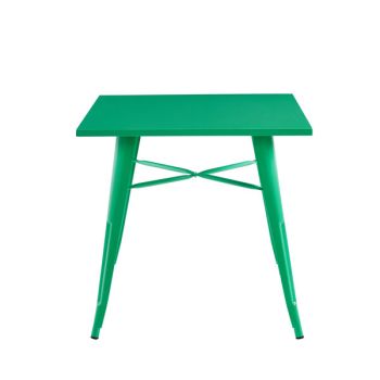 Table - Metal - L80 x W80 x H76 cm - Green