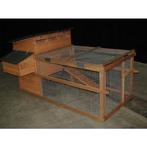 Dovedale Poultry House - Raised chicken house for up to 4 hens - L198 x W81 x H114 cm
