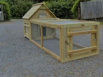 Campbell Duck or Waterfowl House with Run - Choice of sizes 