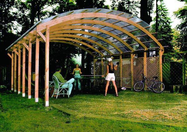 Conwy Double Carport - L600 x W540 x H320 cm