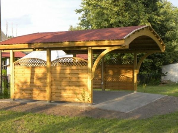 Nevada Double Carport - Pressure Treated Timber - L605 x W609 x H339 cm