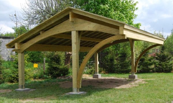 Revelatio Double Carport - Pressure Treated Timber - L510 x W530 x H320 cm