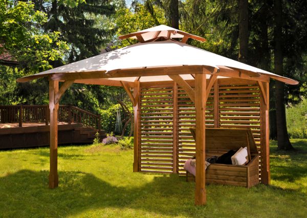 Waikiki Canopy with Canvas - L326 x W326 x H300 cm