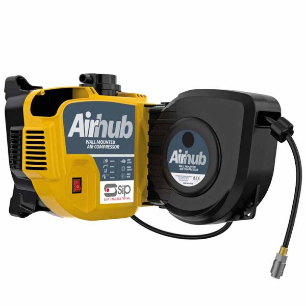 SIP AirHub Wall Mounted Direct Drive Compressor - L30 x W30 x H30 cm