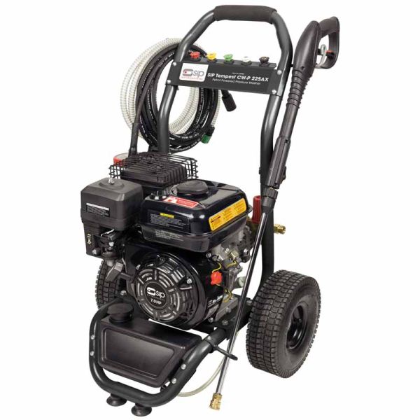 SIP TEMPEST CW-P 225AX Petrol Pressure Washer - L60 x W60 x H90 cm