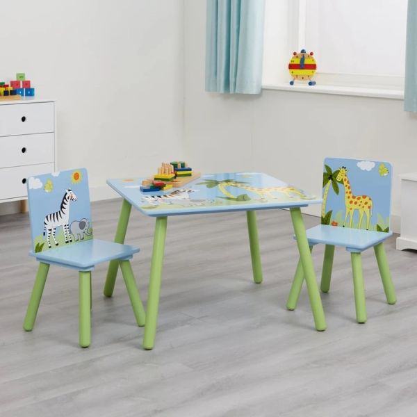 Safari Table & 2 Chair Set