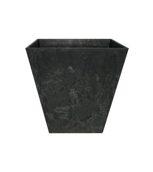 Ella Pot - Artstone - L30 x W30 x H29 cm - Black