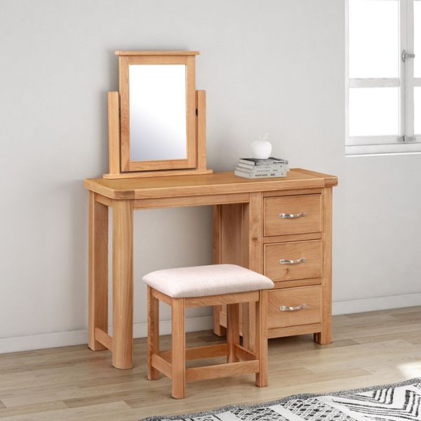 Bologna Dressing Table Set - L40 x W110 x H79 cm -  Oak