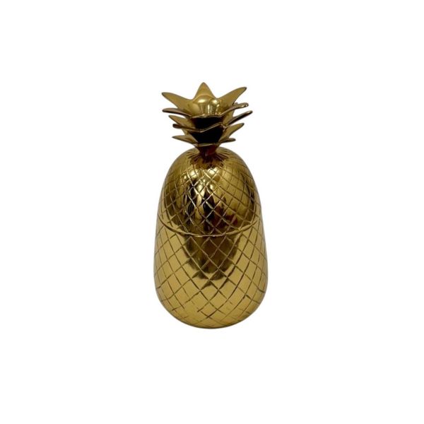 Pineapple Ice Bucket - L16 x W16 x H29 cm - Gold