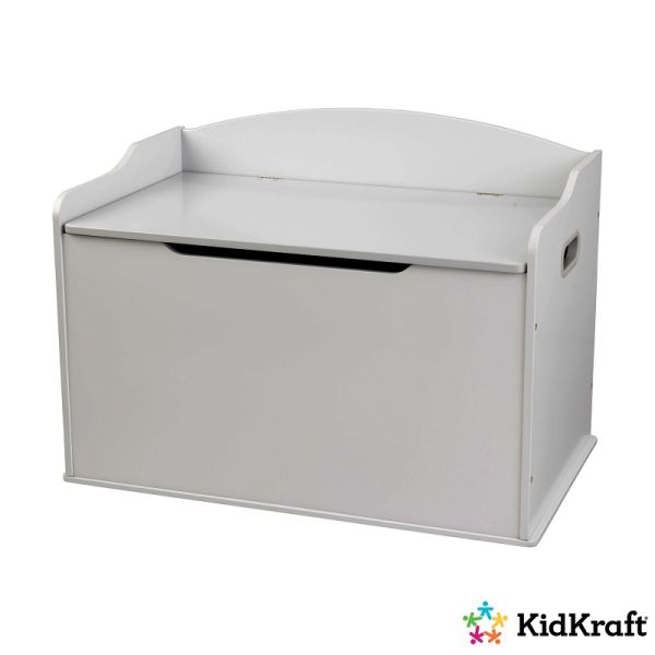 KidKraft Austin White Rectangular Toy Box At, 60 OFF
