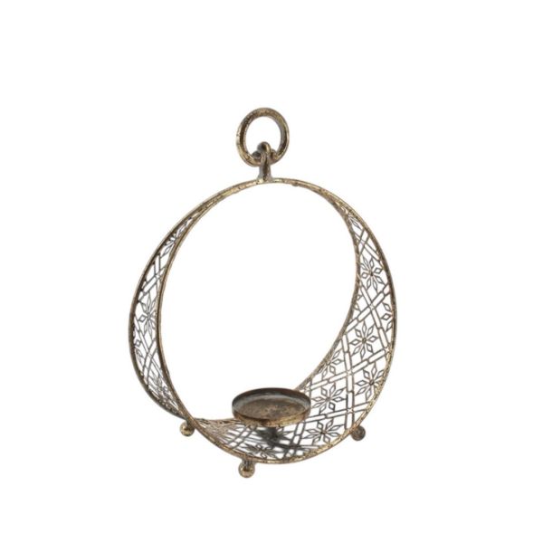 Candle Holder - Metal - L25 x W12 x H32 cm