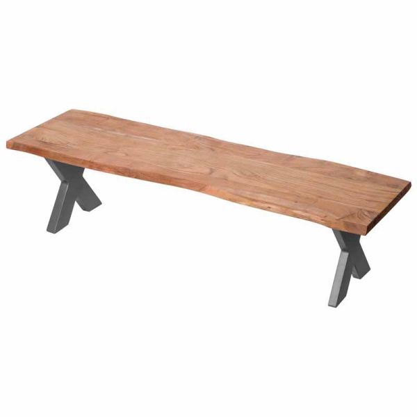 Live Edge Collection Bench - Acacia - L40 x W180 x H45 cm - Brown