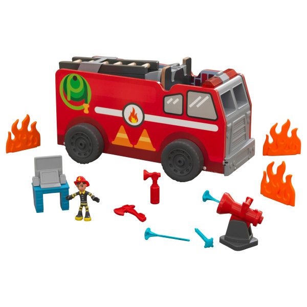Adventure Bound: 2-in-1 Transforming Fire Truck Play Set - Children's Toy