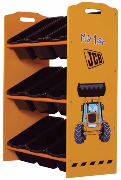 JCB 9 BIN/TOY BOX STORAGE UNIT