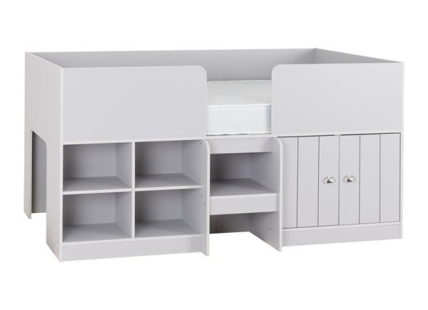 Orlando Low Sleeper Bed - L104 x W196 x H98 cm - Dove Grey