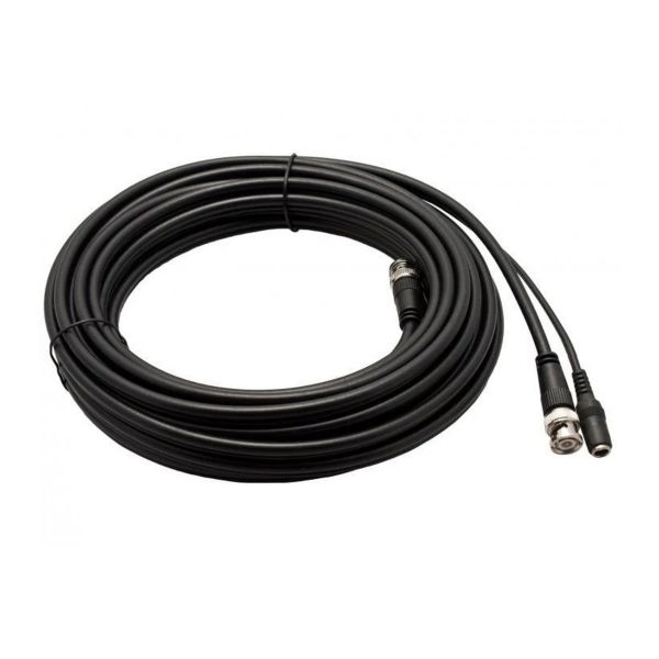 20m Professional Copper RG59 BNC Video and DC Power CCTV Cable